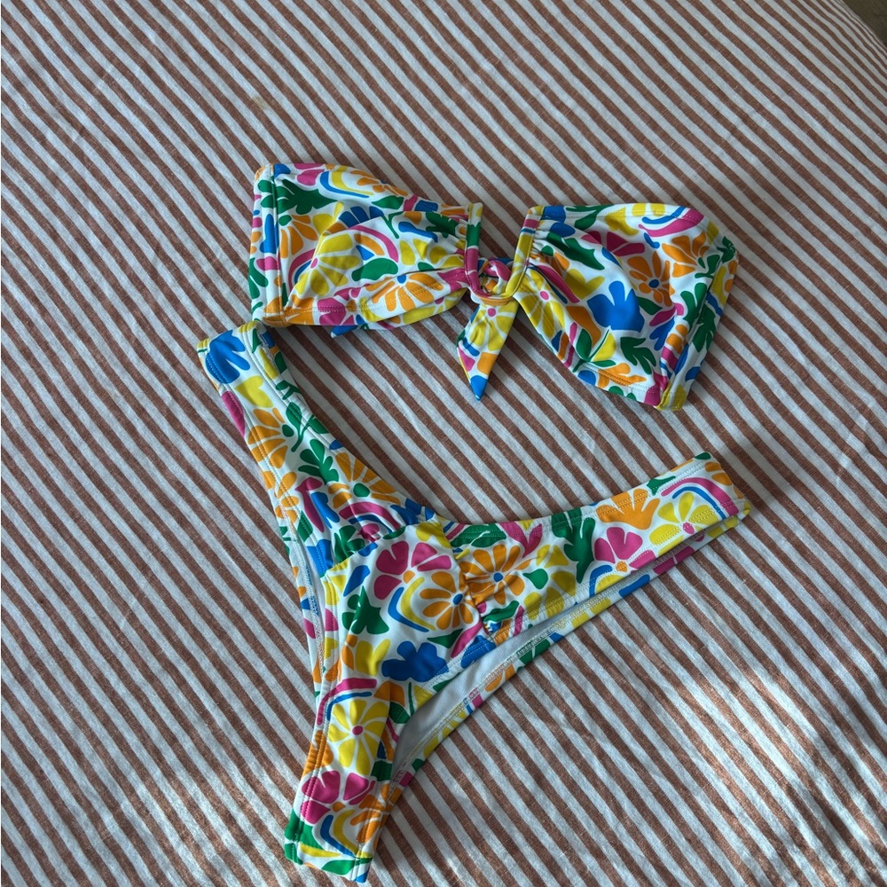 Wild Fable Colorful Floral Bikini Set